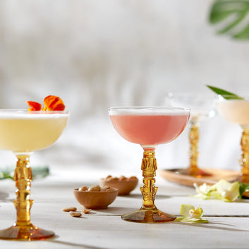 Libbey Tiki Coupe Cocktail Glasses, 8.5 ounce, Set of 4