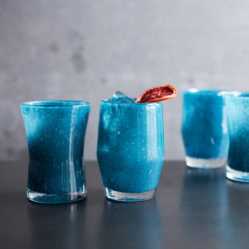 Libbey Prologue Ebb Handblown Hydro Glass Tumblers, Set of 16