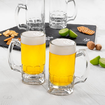 Libbey Craft Brews Glass Beer Mug, 12.7 ounce, Set of 4