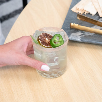 Libbey Aspen Double Old Fashioned Rocks Glass, 12 ounce, Set of 4