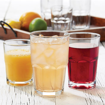 Libbey Boston 18 Piece Tumbler, Rocks and Juice Glass Set