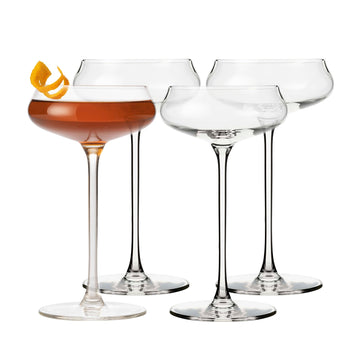 Libbey Signature Stratford Coupe Cocktail Glass, 6.75 ounce, Set of 4