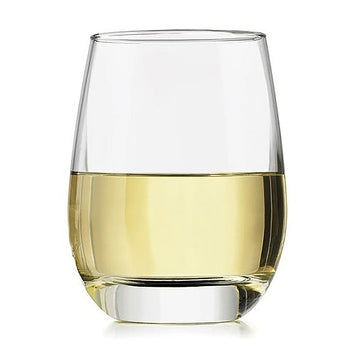 Libbey Stemless Glasses, Clear, 15.25 ounce, Set of 12
