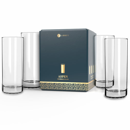 10‑ounce capacity: Ideal for classic highball cocktails, soft drinks, iced tea, or juice—perfect portion size for everyday use.