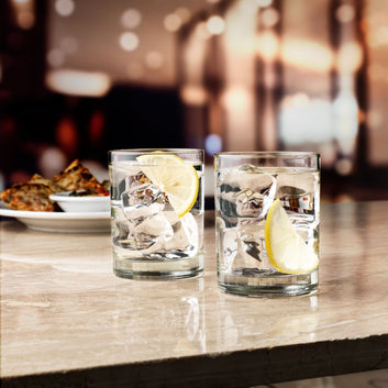 Libbey Heavy Base Double Old Fashioned Glasses, 13.5 ounce, Set of 12