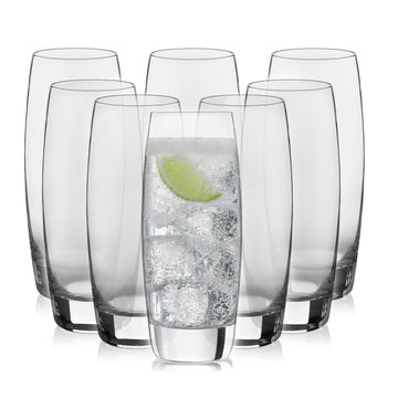 Libbey Signature Kentfield Cooler Beverage Glasses, 16 ounce, Set of 8